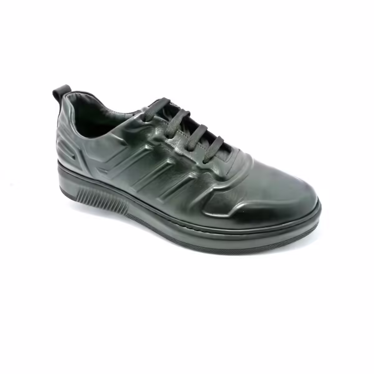 Pantofi barbati casual MARIO piele naturala 1097 BLK - imagine 1