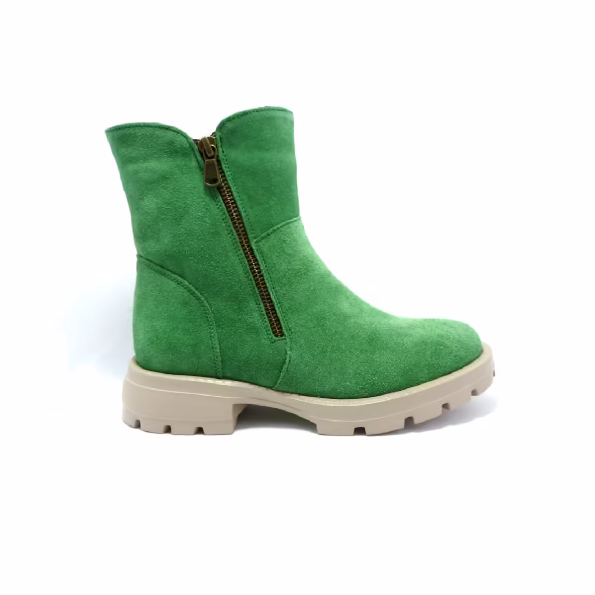 Ghete Damă CATALI SHOES Piele 242841 Verde - imagine 2