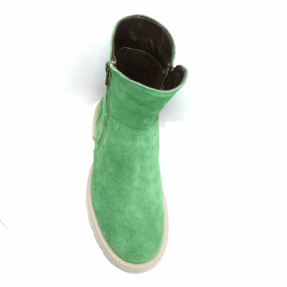 Ghete Damă CATALI SHOES Piele 242841 Verde - imagine 5