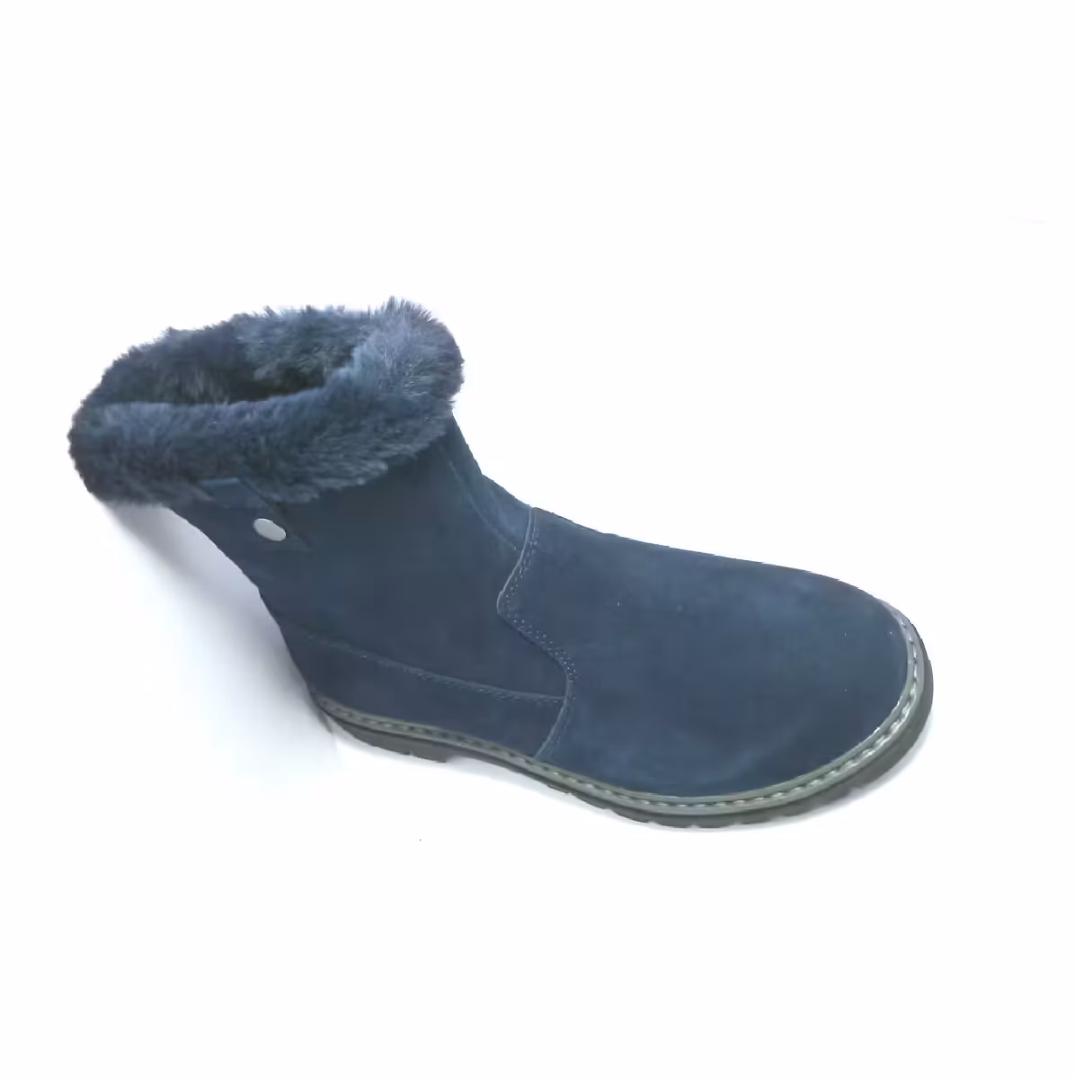Ghete Damă KIRU'S MALL Piele Bufo 14334-NAVY - imagine 5