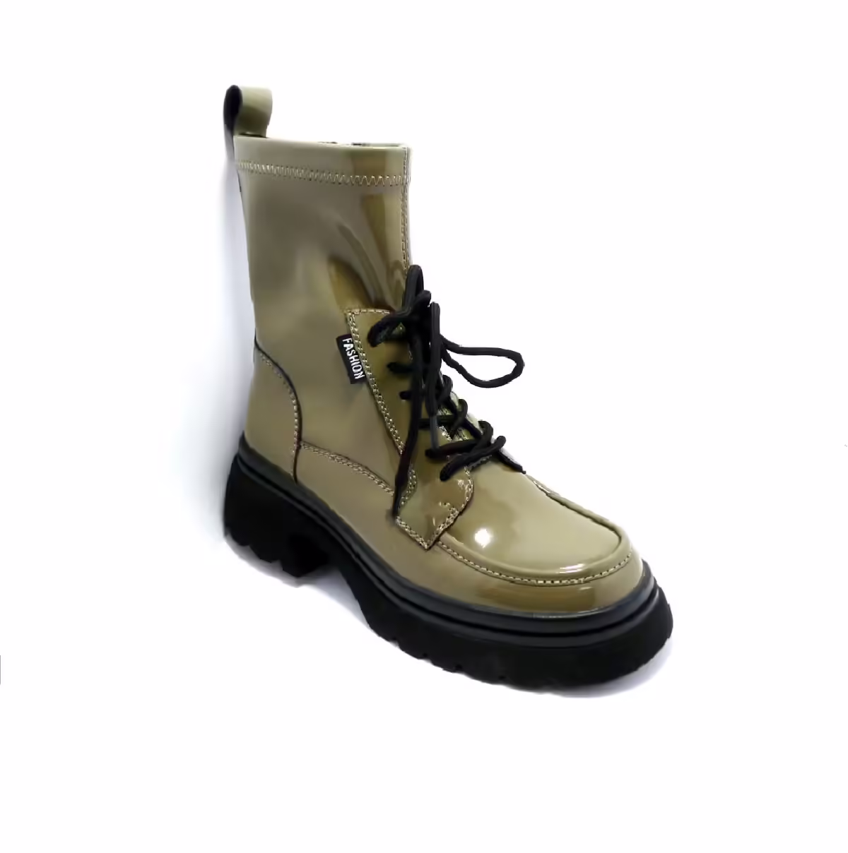 Ghete Damă PASS OTTER Piele Lăcuită VA50052B-B2TAUPE