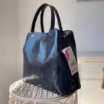 Poșetă Damă Zea Office Piele Naturală Presaj Șarpe Lac Albastru 290-8