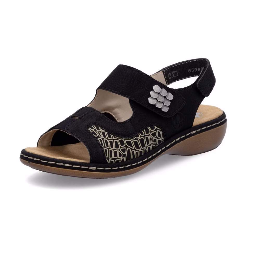 Sandale dama comode RIEKER 65989-01