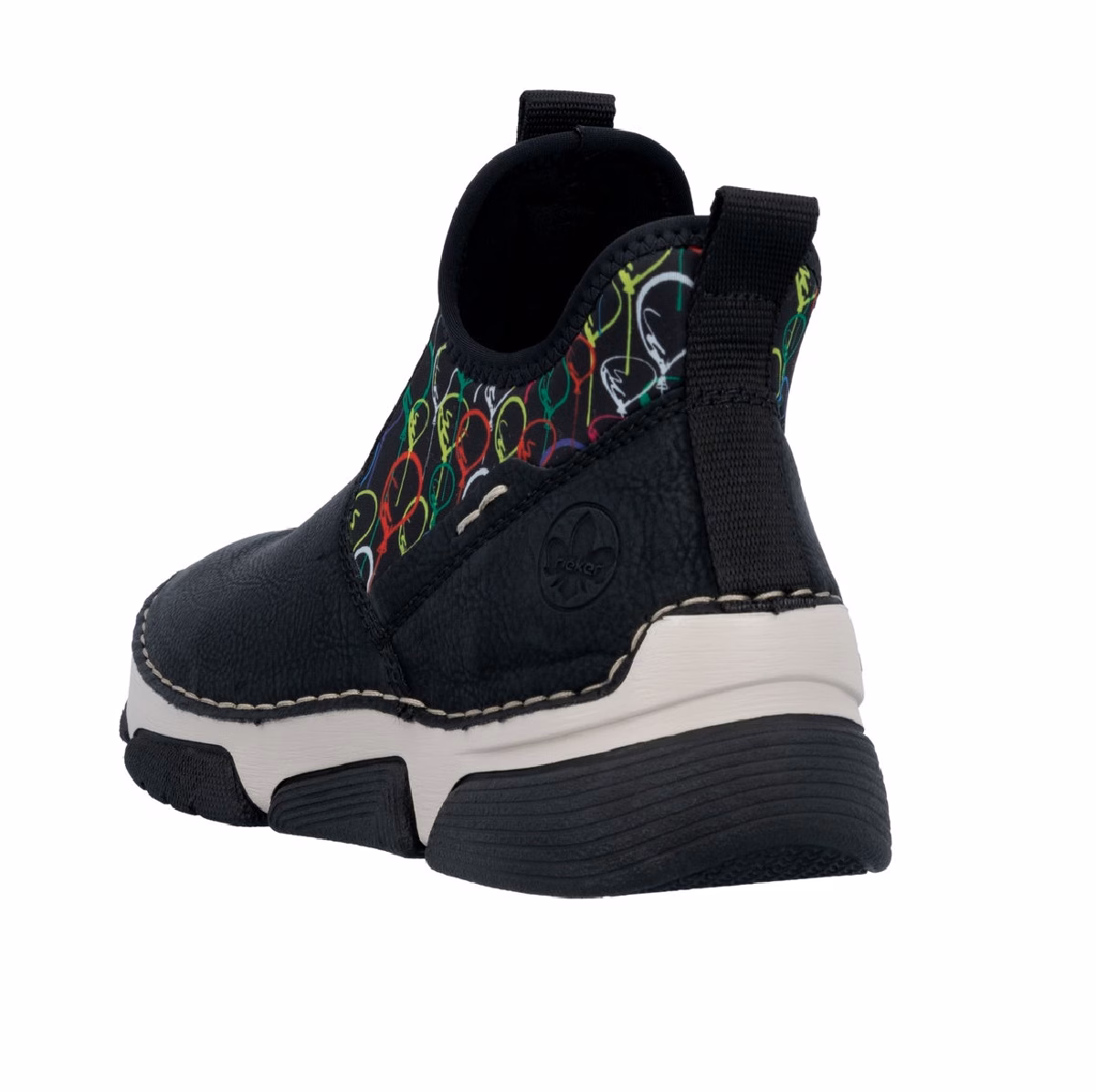 Ghete dama comode RIEKER 45957-00 - imagine 7